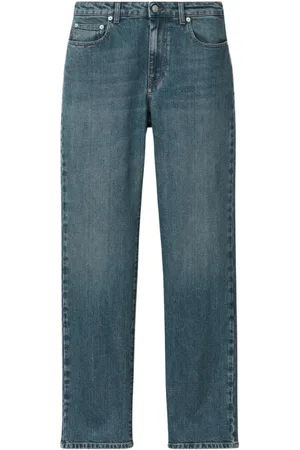 Fabiana Filippi Jeansy, Kobieta, Niebieski, XS, Eleganckie Niebieskie Straight Leg Jeansy