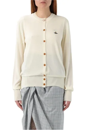 Vivienne Westwood Swetry, Kobieta, Beżowy, M, Elegancki Sweter
