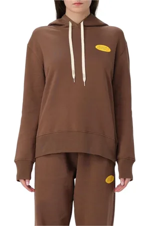 Autry Bluzy, Kobieta, brązowy, S, Len, Brązowy Sweter Z Luźnym Fasonem