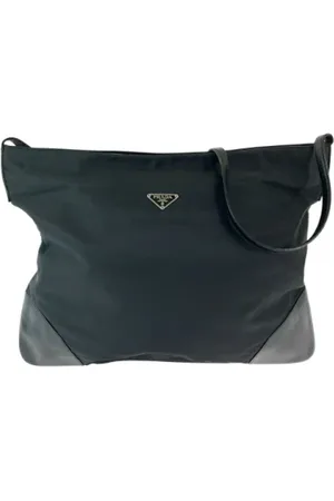 Prada Pre-owned, Mężczyzna, Czarny, ONE SIZE, Pre-owned Canvas crossbody-bags