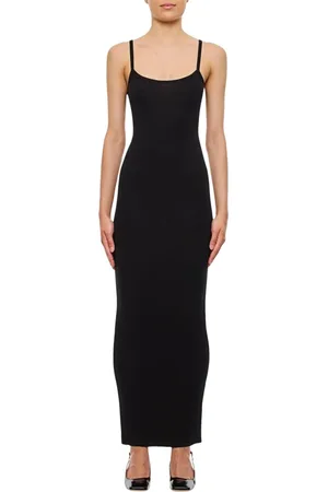 Cotton Citizen Sukienki, Kobieta, Czarny, L, Spandex, Uniwersalna Czarna Sukienka Maxi