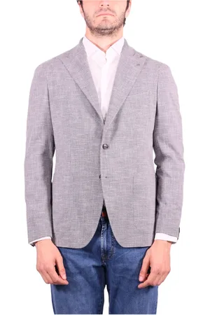 TAGLIATORE Kurtki, Mężczyzna, Szary, 3XL, Bawełna, Kurtki Szare