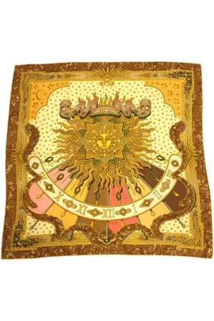 Hermès Pre-owned, Kobieta, Żółty, ONE SIZE, Pre-owned Silk scarves