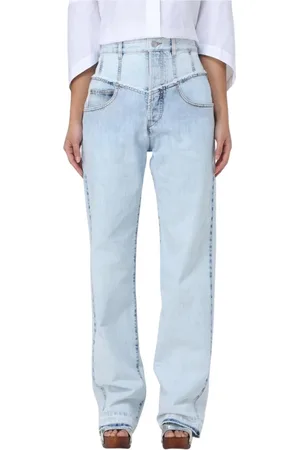 Isabel Marant Jeansy, Kobieta, Niebieski, M, Denim, Boyfriend Jeansy w Luźnym Stylu