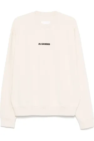 Jil Sander Bluzy, Mężczyzna, Biały, S, Biały Sweter Ss 25