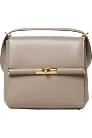 Dolce & Gabbana Torebki, Kobieta, brązowy, ONE SIZE, Brązowa Skórzana Mini Torebka