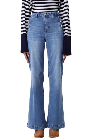 Liu Jo Jeansy, Kobieta, Niebieski, W27, Denim, Stylowe Flare Jeansy