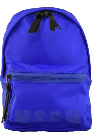 Msgm Torebki, unisex, Niebieski, ONE SIZE, Plecak z poliestru