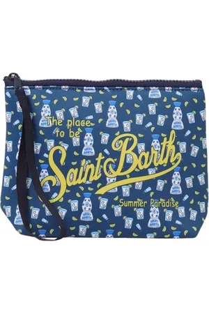 MC2 SAINT BARTH Torebki, Kobieta, Niebieski, ONE SIZE, Niebieska Torba na Ramię Raj Letni