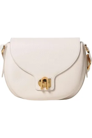 Furla Torebki, Kobieta, Beżowy, ONE SIZE, Żółta skórzana torba na ramię