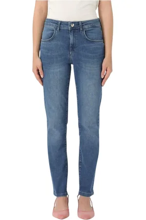 Liu Jo Jeansy, Kobieta, Niebieski, W29, Denim, Klasyczne dżinsy o dopasowanym kroju