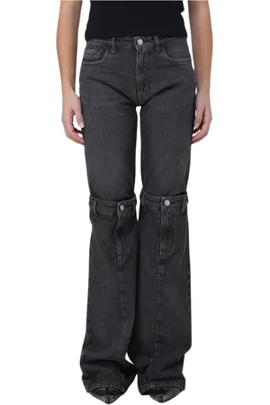 COPERNI Jeansy, Kobieta, Czarny, M, Czarne Jeansyy Wide Leg