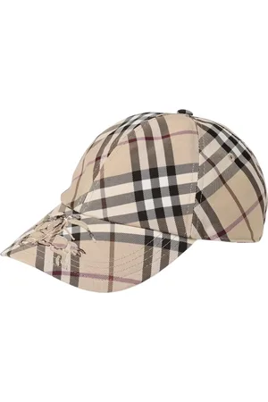 Burberry Akcesoria, Kobieta, Beżowy, M, Zniszczona Czapka Baseball Elegancki Design