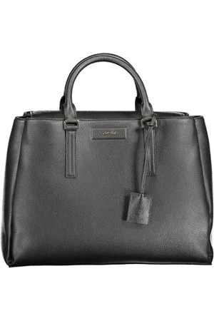 Calvin Klein Torebki, Kobieta, Czarny, ONE SIZE, Czarna torebka damska z odpinanym paskiem