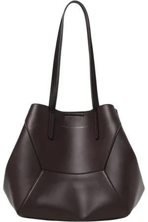Brunello Cucinelli Torebki, Kobieta, brązowy, ONE SIZE, Elegancka Torba Skórzana