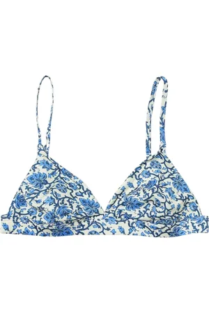 MC2 SAINT BARTH Stroje kąpielowe, Kobieta, Wielobarwność, M, Kolorowy Kwiatowy Top Bikini