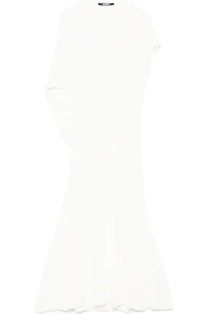 Jacquemus Sukienki, Kobieta, Biały, M, Biała Sukienka Letnia