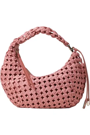 Borbonese Torebki, Kobieta, Różowy, ONE SIZE, Różowa Mini Torba z Regulowanym Paskiem