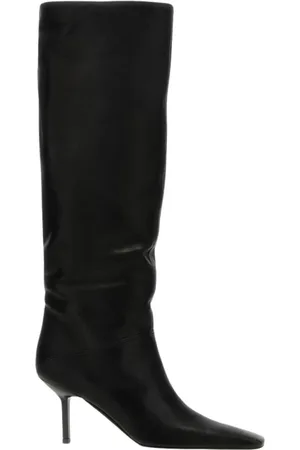Armarium Buty, Kobieta, Czarny, 37 EU, Eleganckie Skórzane Śniegowce