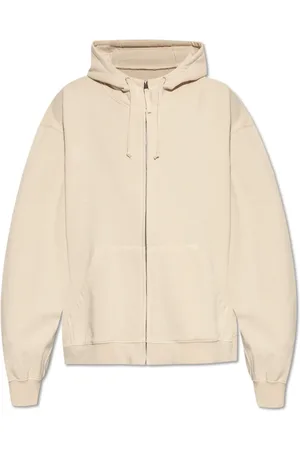 Maison Margiela Bluzy, Mężczyzna, Beżowy, S, Bluza z kapturem
