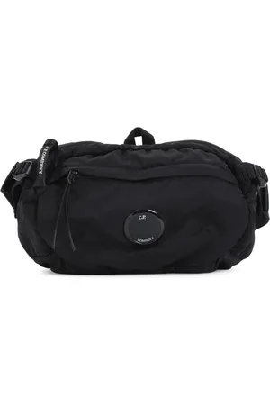 C.P. Company Torebki, Mężczyzna, Czarny, ONE SIZE, Czarna Torba na Ramię Aw 24
