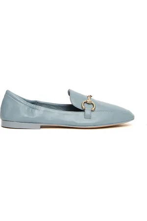 Pomme D´Or Buty, Kobieta, Niebieski, 37 1/2 EU, Niebieskie skórzane mokasyny
