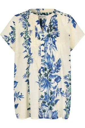 Lollys Laundry Bluzki, Kobieta, Wielobarwność, S, Bawełna, Niebieski Heatherll Top T-shirt z krótkim rękawem
