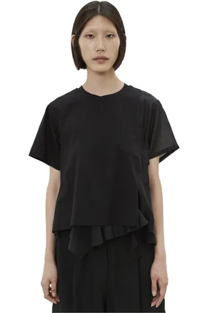 MEIMEIJ Koszulki, Kobieta, Czarny, M, Czarne T-shirty i Pola