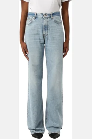 haikure Jeansy, Kobieta, Niebieski, W24, Niebieskie Jeansyy Wide Leg
