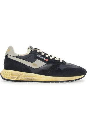 Autry Buty, Mężczyzna, Czarny, 43 EU, Zamsz, Reel Wind Super Vintage Czarne Sneakersy Low Top