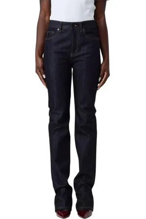 Saint Laurent Jeansy, Kobieta, Niebieski, W30, Niebieskie Straight Leg Jeansyy dla Kobiet