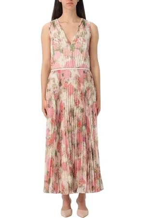 Max Mara Sukienki, Kobieta, Wielobarwność, S, Kwiatowa Sukienka Maxi