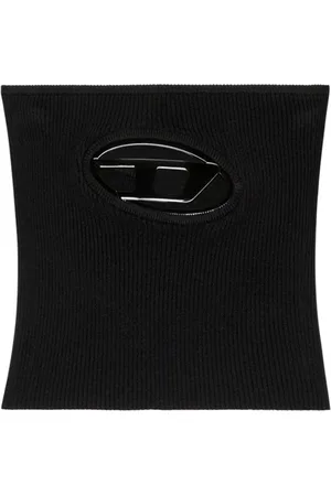 Diesel Koszulki, Kobieta, Czarny, S, Czarny top bandeau