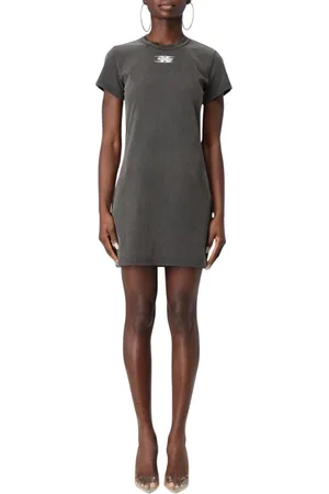 Alexander Wang Sukienki, Kobieta, brązowy, S, Brązowa Mini Sukienka dla Kobiet
