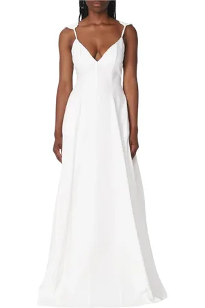 Andrea Iyamah Sukienki, Kobieta, Biały, XS, Elegancka Biała Sukienka Maxi