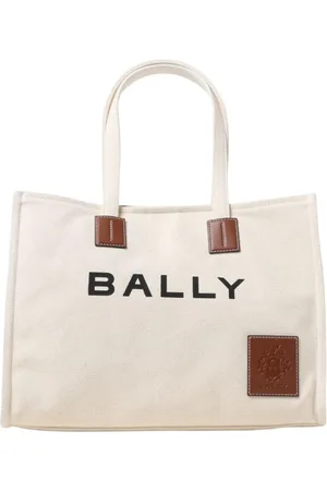 Bally Torebki, Kobieta, Beżowy, ONE SIZE, Elegant Canvas Tote Bag