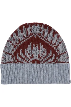 Etro Akcesoria, Kobieta, Wielobarwność, ONE SIZE, Kolorowy Wzorzysty Czapka Beanie