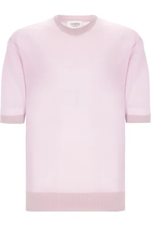 LANEUS Swetry, Mężczyzna, Fioletowy, M, Sweter T-shirt w Lilac