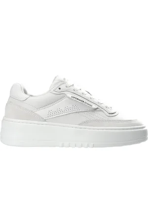 Copenhagen Shoes Buty, Mężczyzna, Biały, 39 EU, Retro skórzane trampki biały