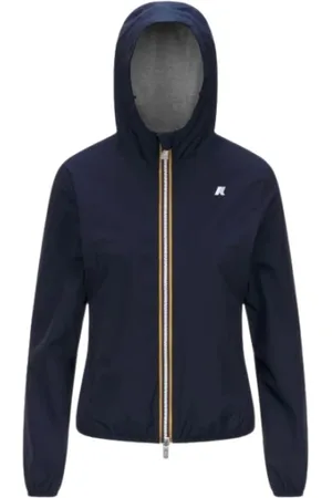 K-Way Kurtki, Kobieta, Niebieski, S, Wodoszczelna Kurtka Slim Fit