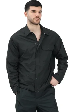 Armani Exchange Koszule, Mężczyzna, Zielony, S, Stylowe Koszule Kolekcja