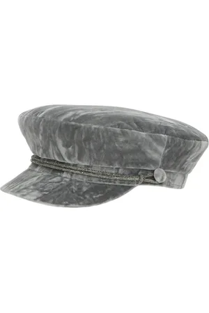 Borsalino Akcesoria, unisex, Szary, L, Zamsz, Kapelusz Brest z aksamitu