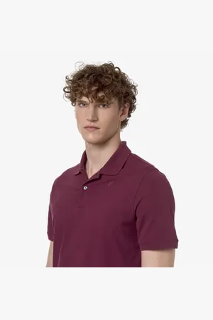 K-Way Koszulki, Mężczyzna, Czerwony, M, Pique Polo Shirt