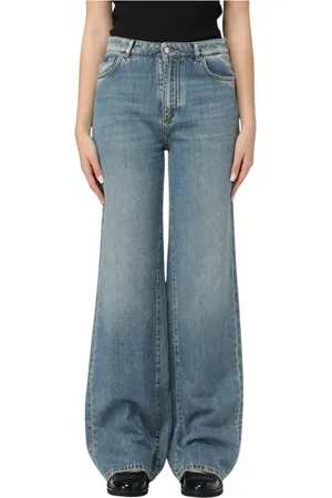 Dolce & Gabbana Jeansy, Kobieta, Niebieski, S, Niebieskie Jeansyy Wide Leg