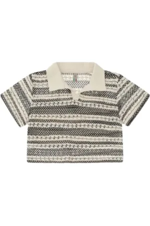 Dixie Koszulki, Kobieta, Beżowy, 2XL, Polo z krótkim rękawem dla dziewczyn