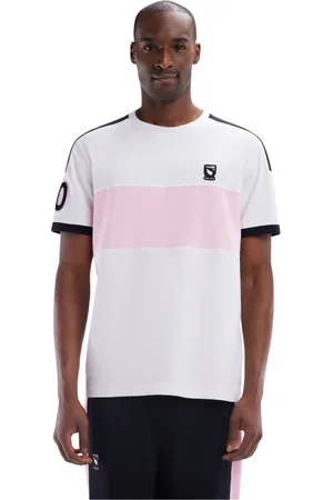 Eden Park Koszulki, Mężczyzna, Wielobarwność, 3XL, Bawełna, Koszulka Nowa Zelandia z białej bawełny luźny fason