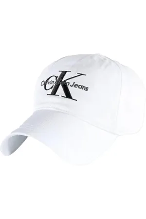 Calvin Klein Akcesoria, Mężczyzna, Biały, ONE SIZE, Zapraszamy do zakupu czapki z logo - Biały