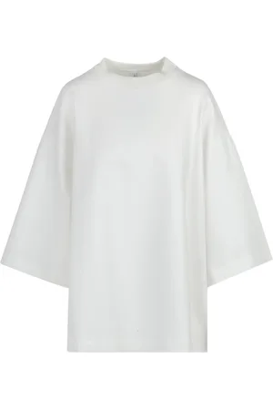 LIVIANA CONTI Koszulki, Kobieta, Biały, M, T-Shirt Double Jersey