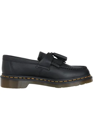 Dr. Martens Buty, Kobieta, Czarny, 36 EU, Skóra, Adrian Virginia Skórzane mokasyny z frędzlami