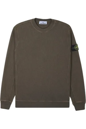 Stone Island Bluzy, Mężczyzna, Zielony, M, Zielony Sweter Polarowy 